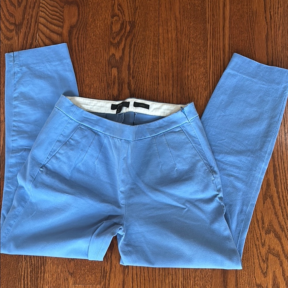 J. Crew Martie Blue Ankle Cropped Pants